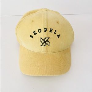 ✨SKOPELA✨Yellow Corduroy Baseball Cap